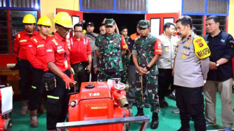 Wakapolda Jambi Cek Kesiapan Personel dan Peralatan Penanganan Karhutla di Tanjabbar